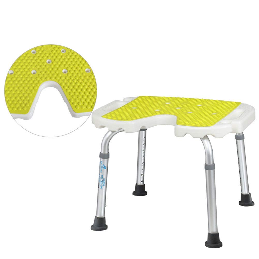 Adjustable Shower Stool for Elderly - Non-Slip Bath Seat with Backrest, Comfortable Shower Chair for Seniors, Adults & Kids - Perfect for Bathroom Safety & Relaxation