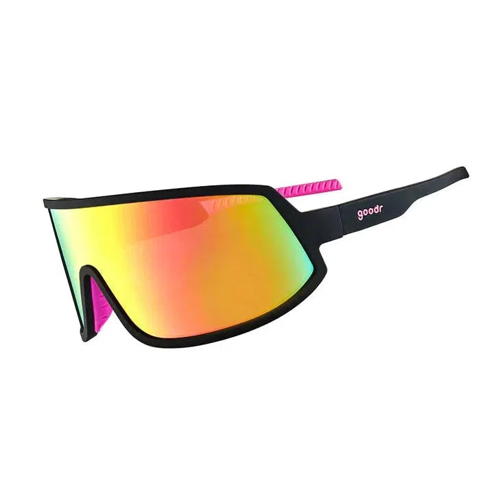 Goodr Wrap GS Sunglasses - Polarized UV Protection, Lightweight & Durable for Running, Cycling & Outdoor Sports