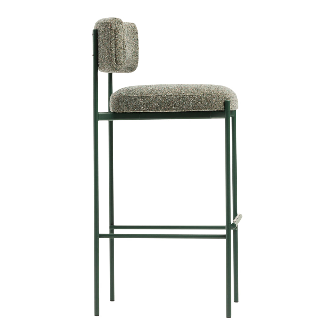 Amelie Modern Counter Stool - Adjustable Height Bar Stool with Cushion for Kitchen Island, Breakfast Nook & Home Bar - Contemporary Dining Stool Set of 1