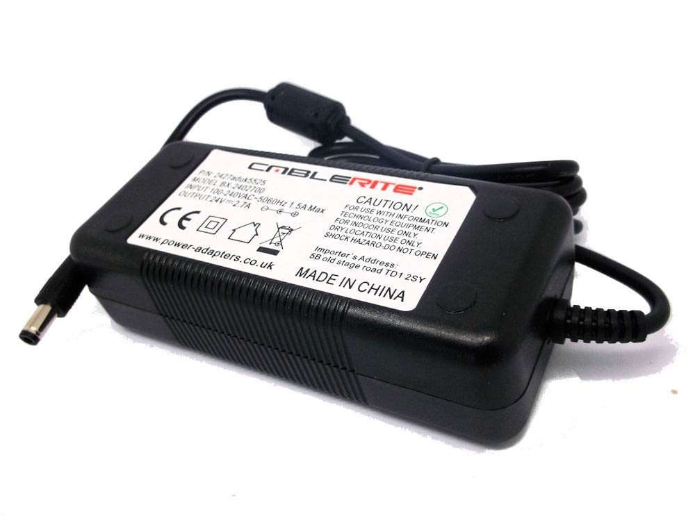 24V 2.5A Replacement Power Supply for SKYNET ECO-A069-C PSU - Compatible with CCTV Cameras, Security Systems & Networking Equipment