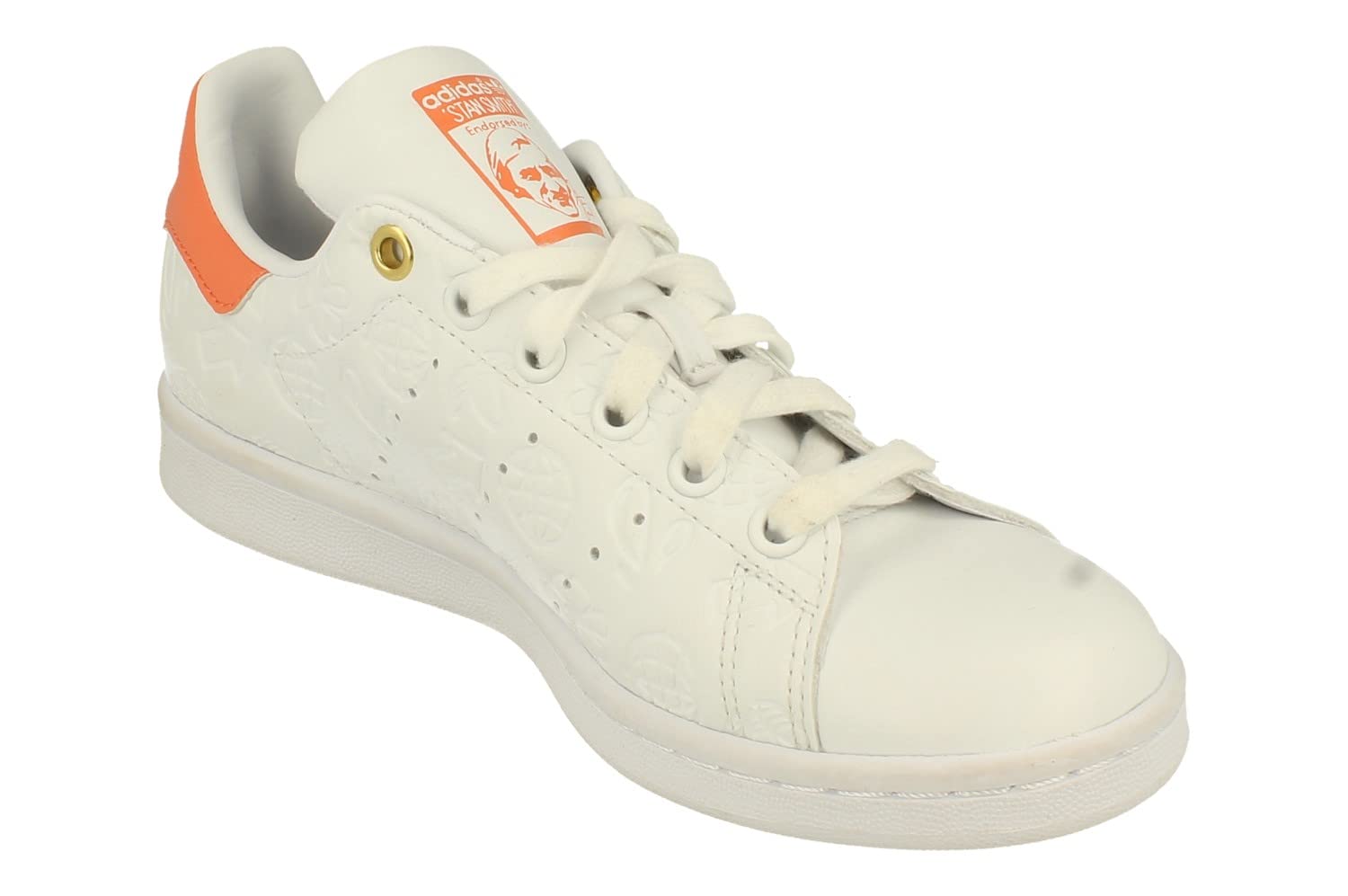 Adidas Originals Stan Smith Women's White Sneakers - Size UK 5 / US 6.5 / EU 38 (FX5677) | Classic Comfort for Casual Wear, Gym & Everyday Fashion