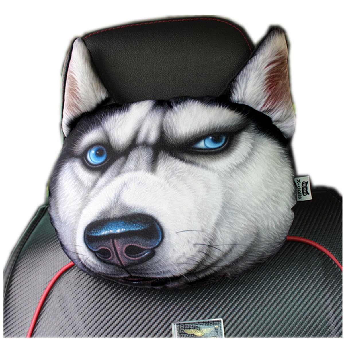 1pc/Set Kawaii Cute 3D Animal Car Neck Pillow - Dog Design Comfort Headrest for Car Seat | Perfect for Long Drives, Road Trips & Travel Accessories