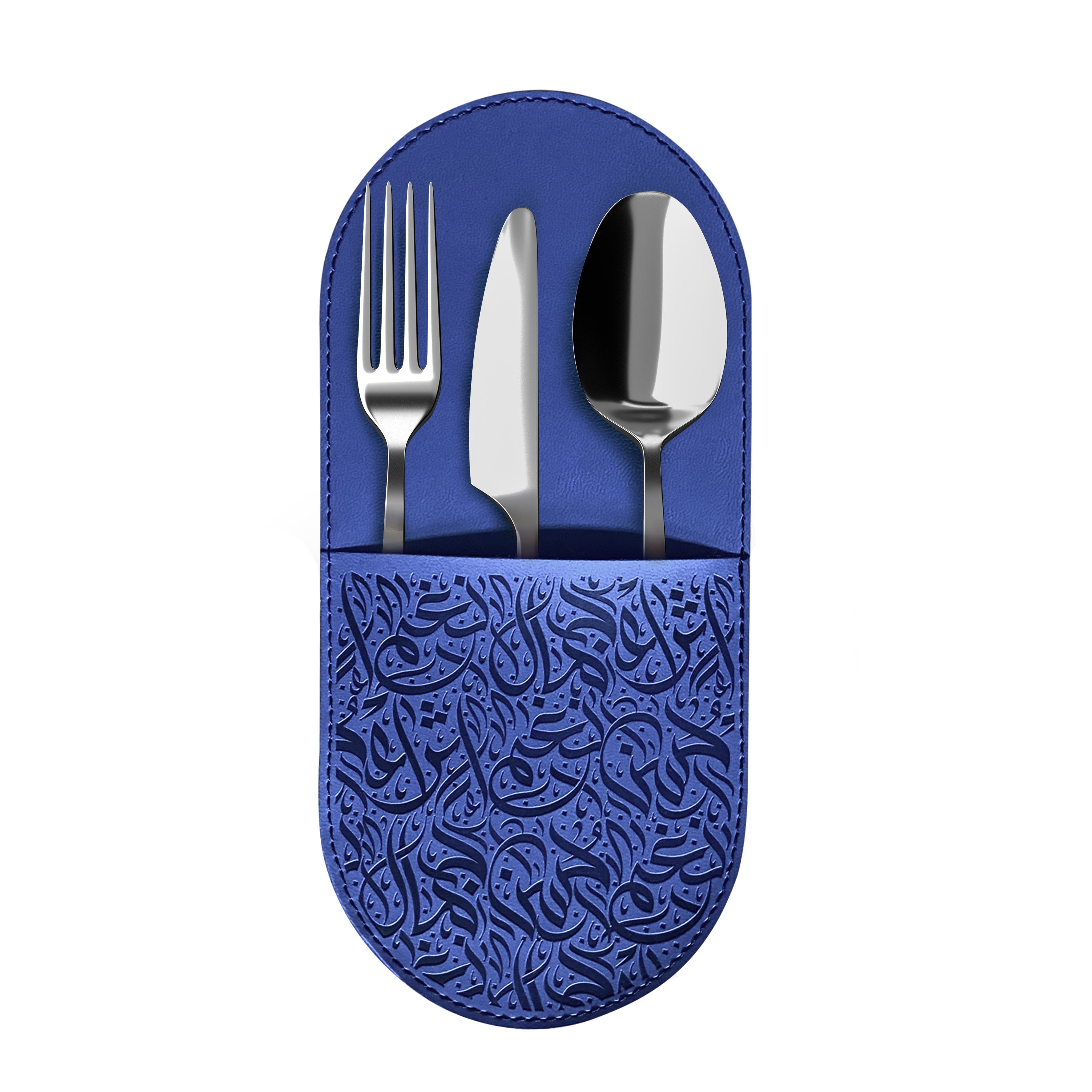 Dimlaj Nagham 18-Piece Navy Blue Table Accessories Set - Elegant Dinnerware for Home Decor, Parties & Wedding Table Settings