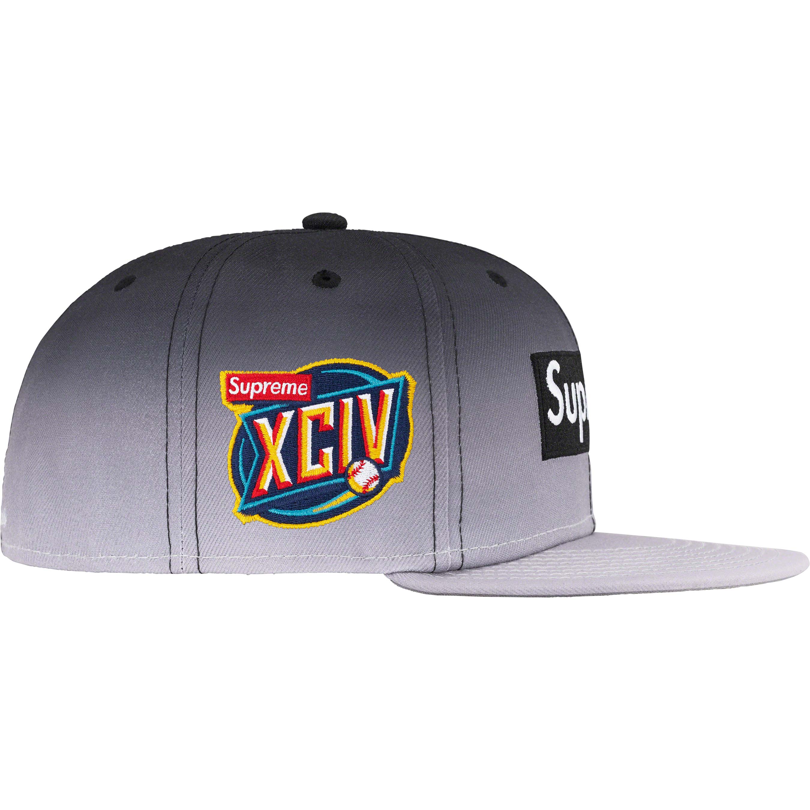 New Era Black Gradient Box Logo Cap - Stylish & Trendy Baseball Hat for Men & Women - Perfect for Sports, Casual Wear & Street Fashion