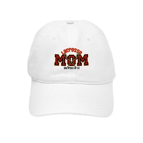 White - Lacrosse Mom Cap