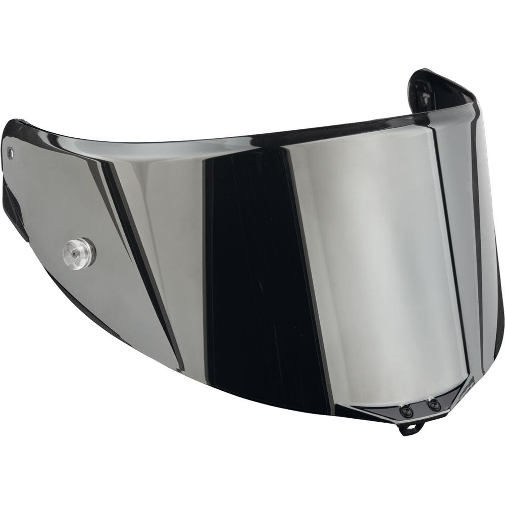 AGV Race 3 Motorcycle Helmet Anti-Scratch Visor - Iridium Silver Coating for UV Protection & Glare Reduction - Perfect for Racing, Street Riding & Outdoor Adventures