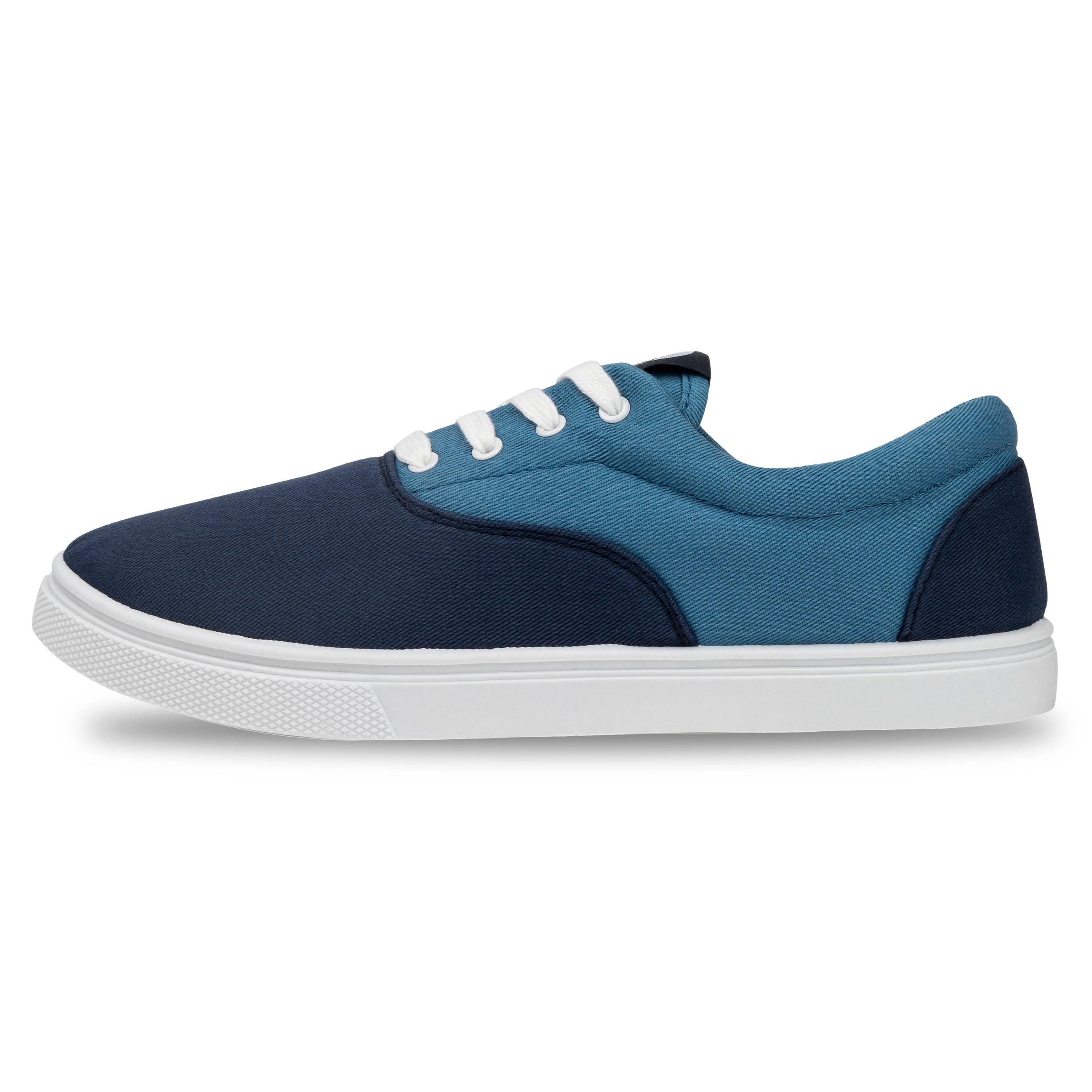 Men's Hudson Canvas Trainers - Lightweight Comfortable Sneakers for Walking, Running & Casual Wear | Breathable Fashion Shoes for Men | Perfect for Workouts, Travel & Everyday Use