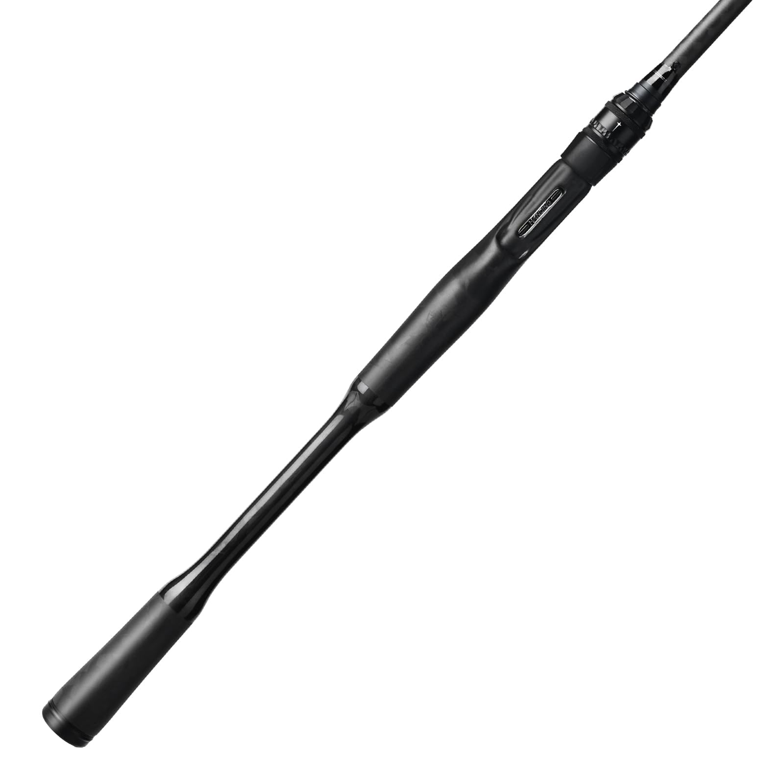 Serenity Lightweight One Piece Bass Fishing Rod - Seaguide LS Ring Guides, 40-Ton Carbon Fiber Blank, Full Carbon Monocoque Grip - High Sensitivity Balanced Spinning & Casting Rod for Freshwater & Saltwater Fishing | Perfect for Bass, Trout, and Walleye Anglers