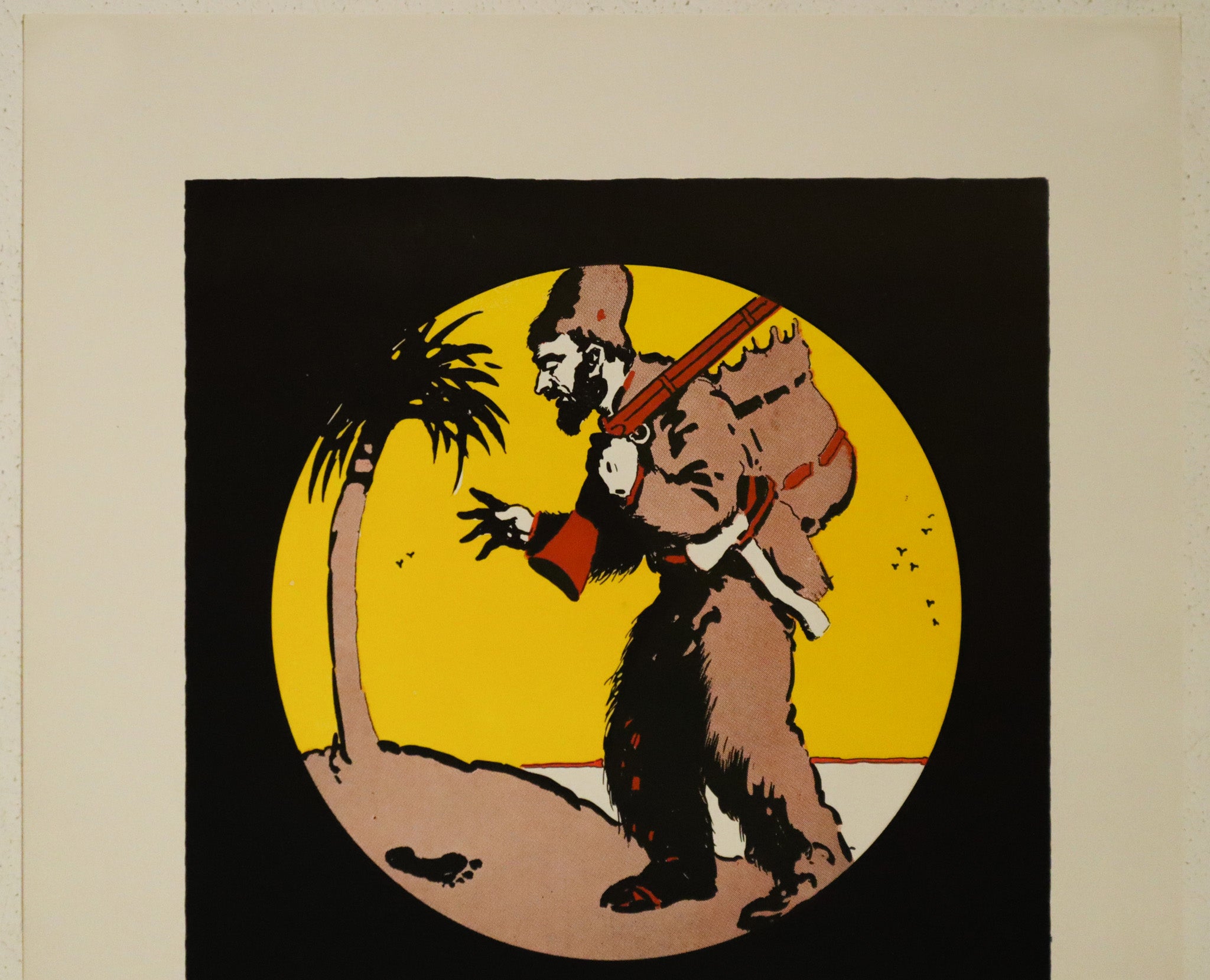 1937 American Hope of a Nation Poster Series - Resourcefulness (Robinson Crusoe) Vintage Wall Art - Perfect for Home Decor, Office Inspiration & Historical Collectors