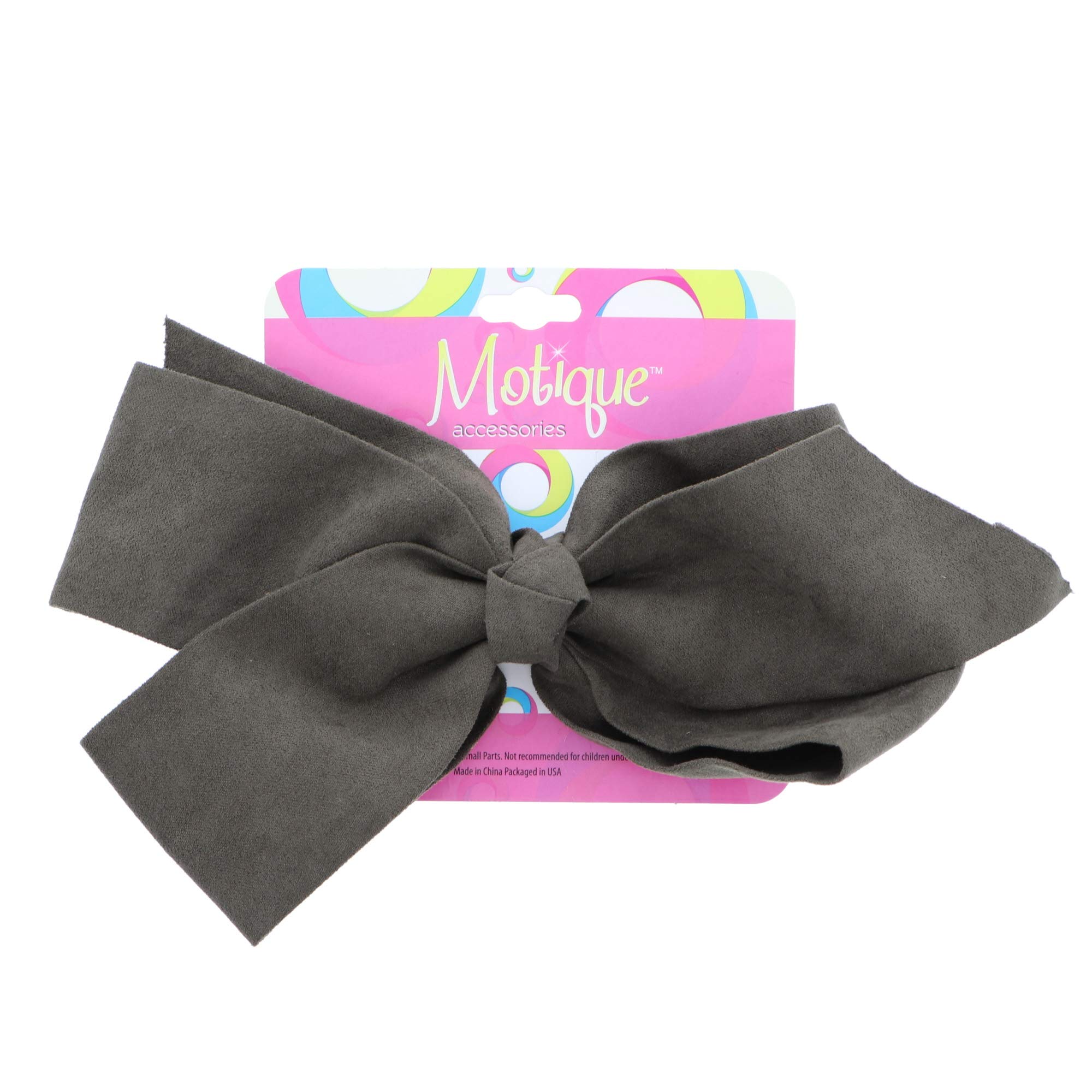 Large Suede Hair Bow for Women and Girls - Olive Green, Perfect for Weddings, Parties, and Everyday Fashion Accessories