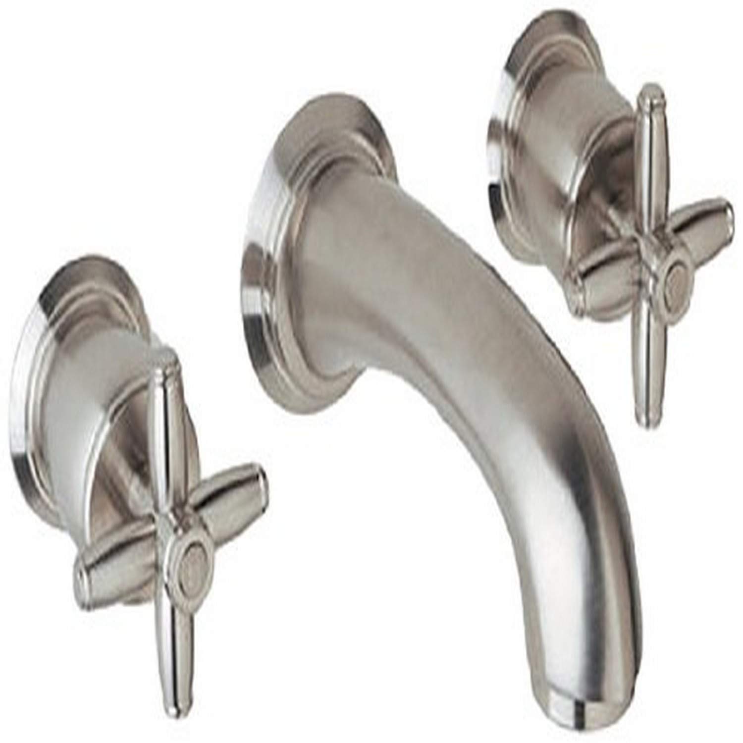 Rohl MB1937LMTCB Wall Mounted Zephyr Spout Tub Filler with Lever Handles - Tuscan Brass Finish - Michael Berman Bath Collection - Perfect for Luxury Bathrooms and Spa Retreats