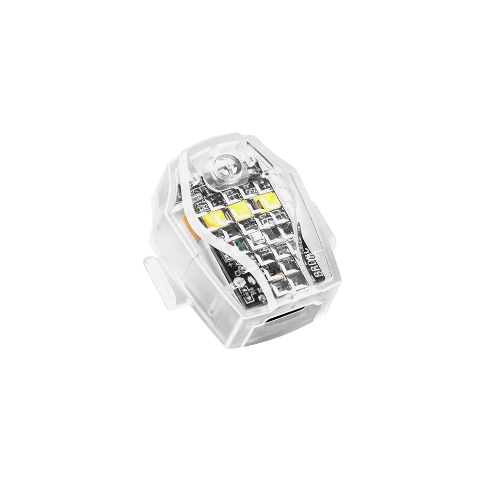 **DJI Mavic 3/Mini 3 Pro/Mini 2/Mini SE Strobe Light - LED Flashing Night Flying Safety Light for Drones - Compatible with GoPro 6 - Transparent Design for Enhanced Visibility - Perfect for Nighttime Aerial Photography & FAA Compliance**