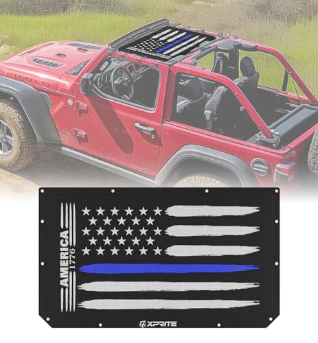 Blue Line US Flag G1