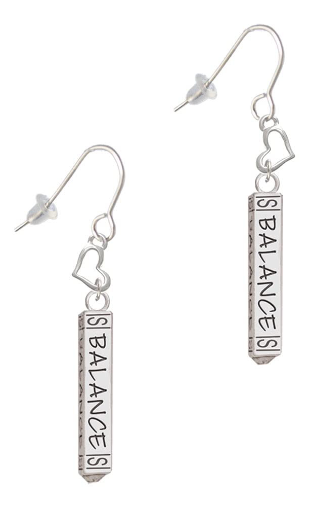 Delight Silver Heart French Earrings for Women - Elegant Everyday Wear