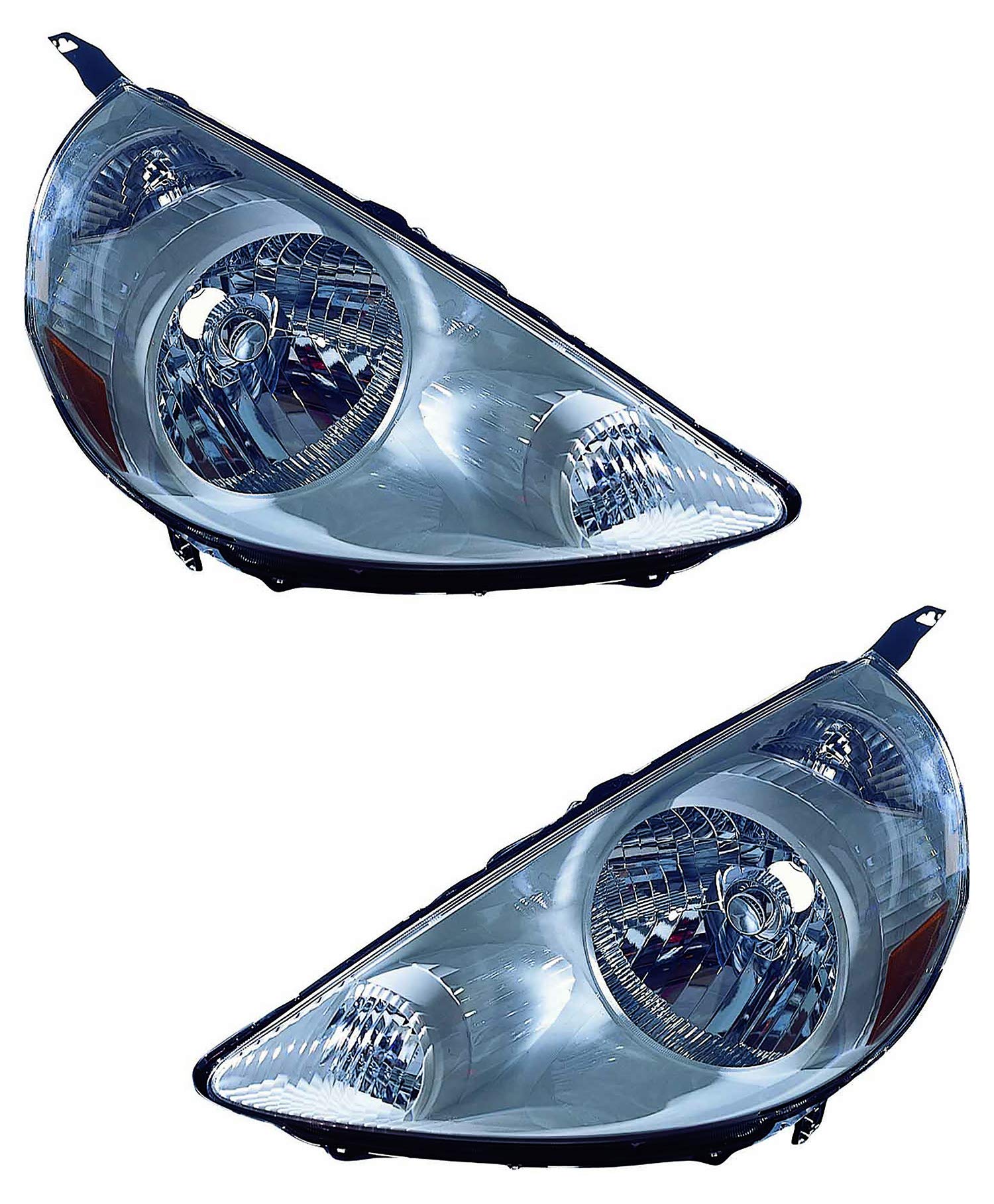 Honda Fit Headlight Assembly Replacement - Halogen Headlights for 2007 Honda Fit (Driver & Passenger Side) | Perfect for Night Driving & Foggy Conditions
