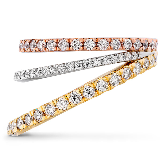Hearts On Fire Bring The Drama Power Diamond Ring for Women - Elegant 18K Gold Engagement & Wedding Band - Perfect for Proposals, Anniversaries & Special Occasions