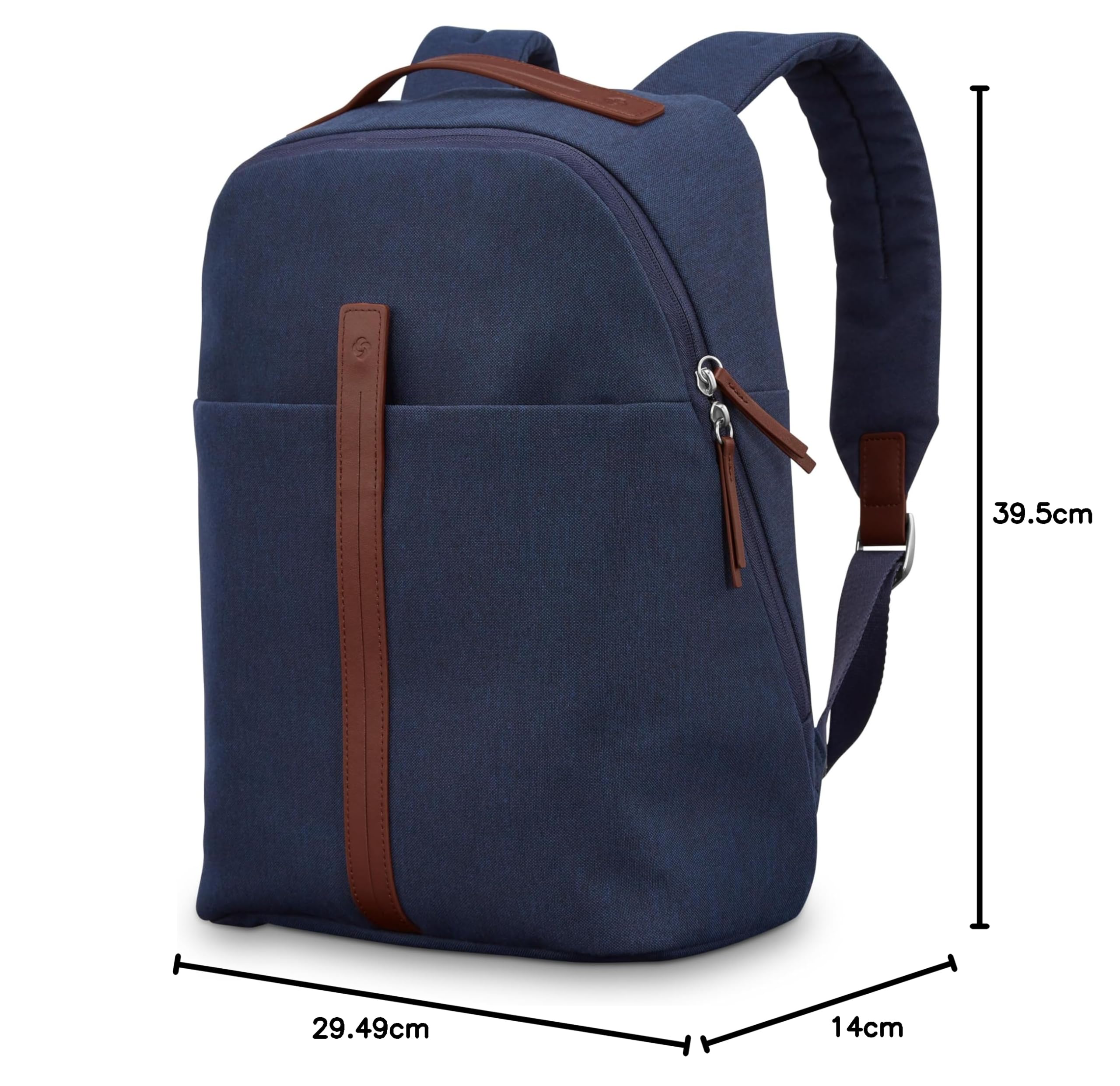 Samsonite Virtuosa Unisex Carry-On Backpack - Lightweight Travel Backpack for Business & Vacation - Perfect for Airplane, Commuting & Weekend Getaways