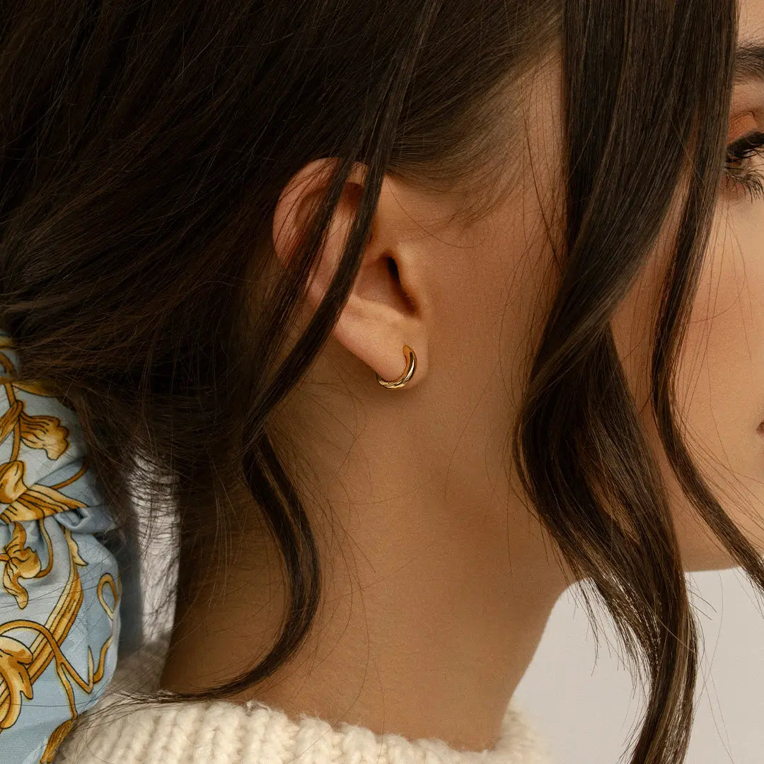 Billie Hoops - Trendy & Lightweight Hoop Earrings for Women | Perfect for Everyday Wear, Parties & Gifts