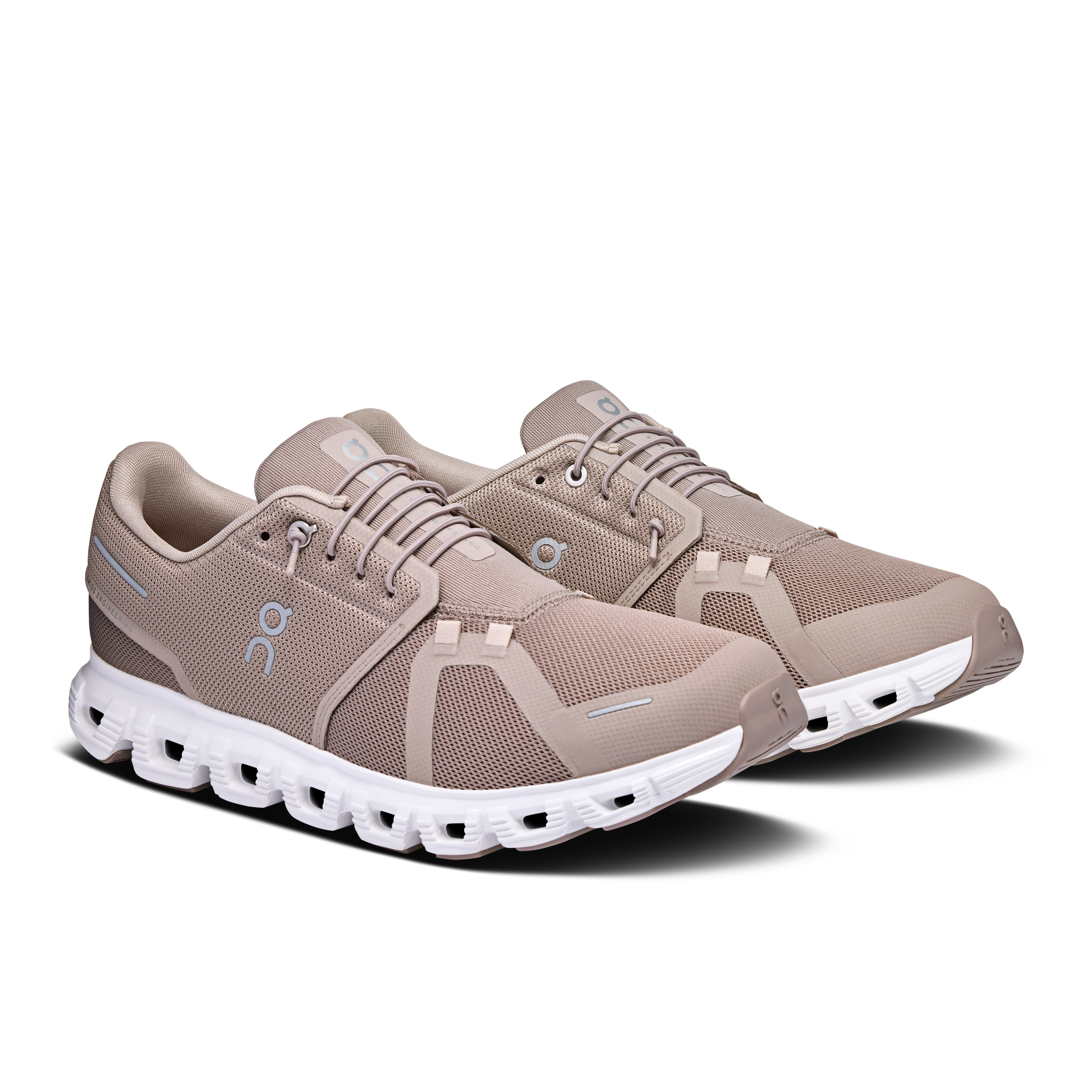 On Running Men's Cloud 6 Running Shoes - Lightweight & Breathable - Fog/White Color - Perfect for Jogging, Gym Workouts & Daily Wear