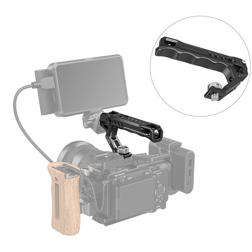SmallRig ARRI Style Anti-Twist Top Handle for DSLR & Mirrorless Cameras - Perfect for Vlogging, Filmmaking & Photography