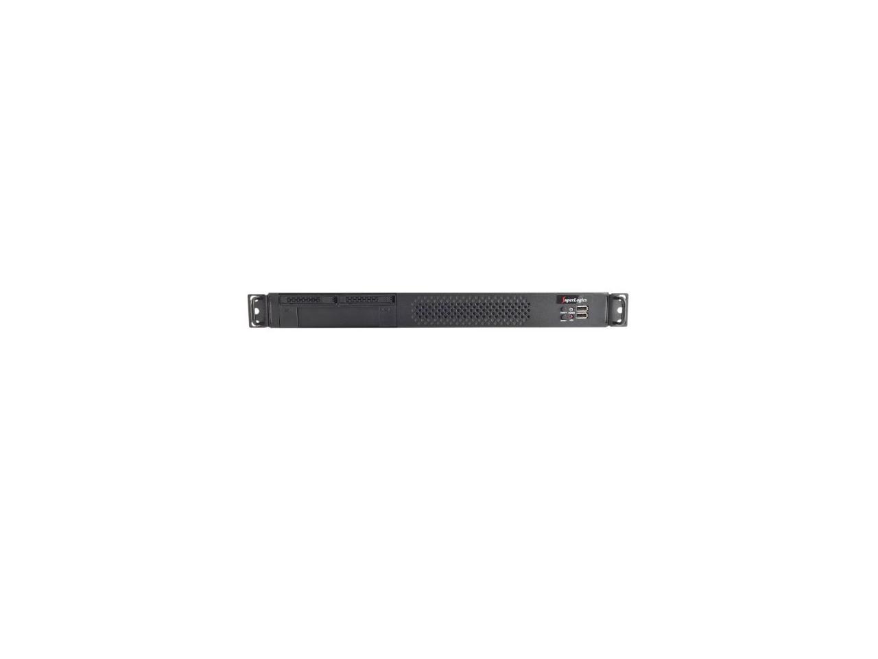 1U Short Depth ITX Rackmount Case with Front 5.25