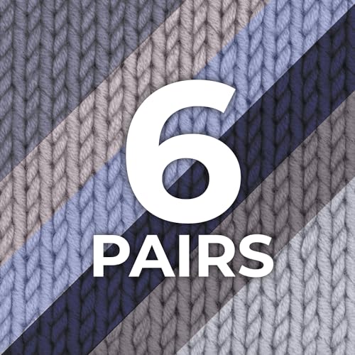 Blues, Browns & Grays Pack - 6 Pairs