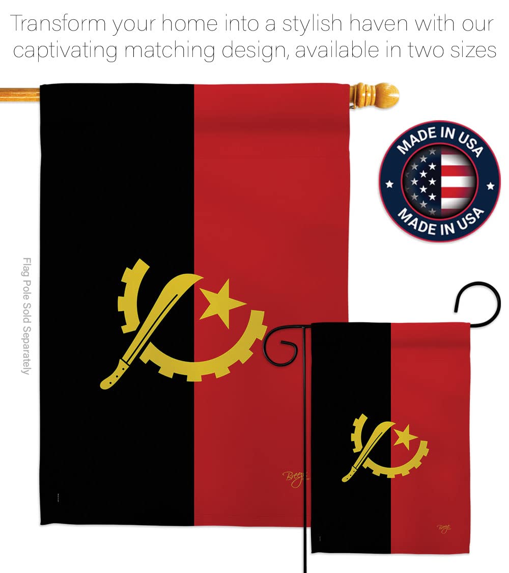 Angola National Flag Set 28x40