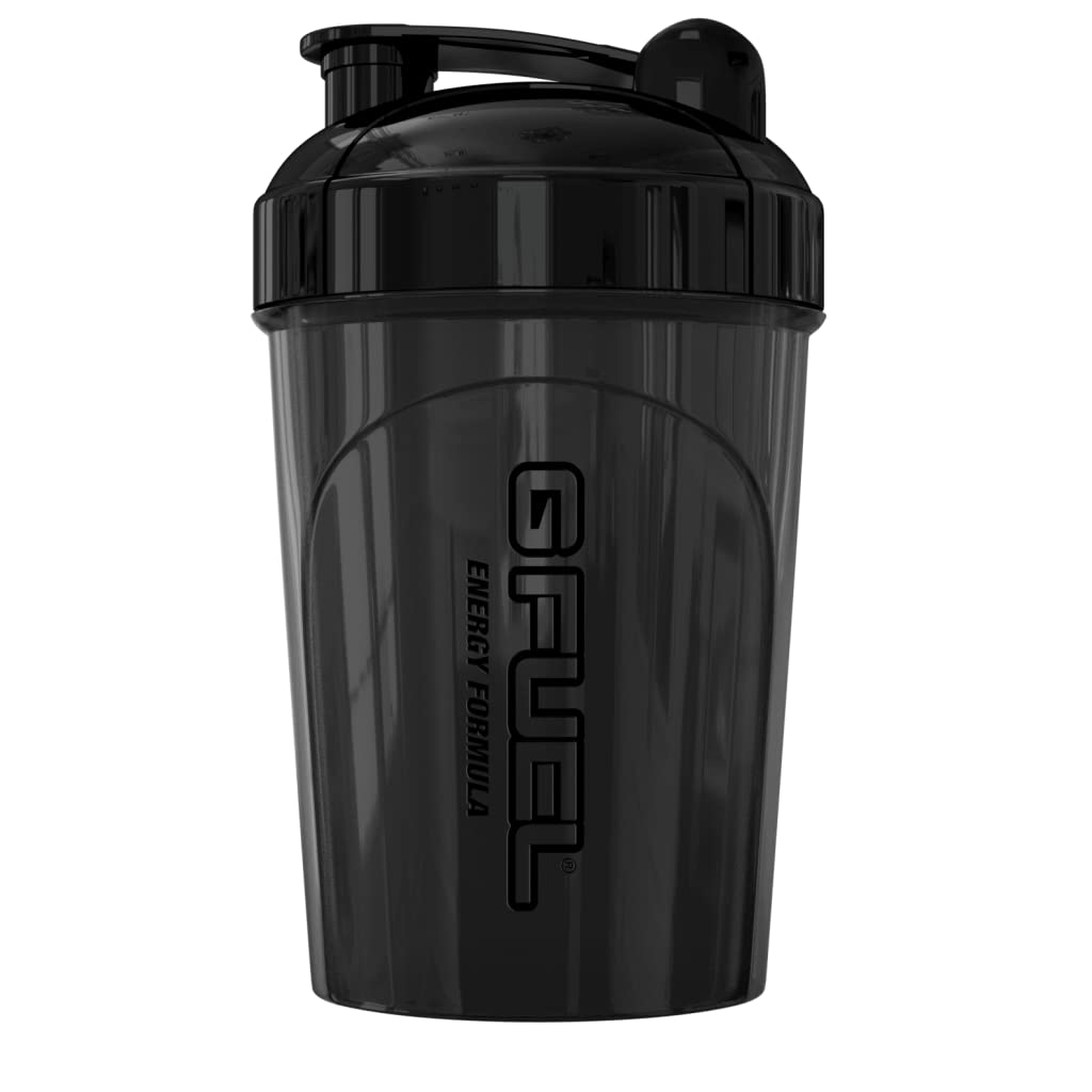 G Fuel Glow-In-The-Dark Shaker Bottle 16oz - BPA Free Portable Mixer for Protein Shakes, Pre Workout, Smoothies & Energy Drinks - Ideal for Gym, Fitness & On-The-Go Nutrition
