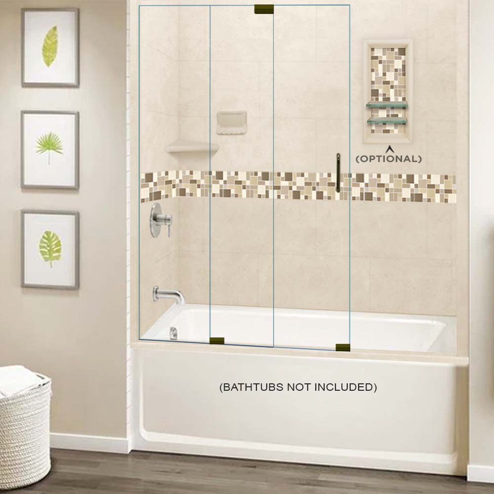 Waterproof Bathtub Wall Surround Panel Kit - Easy to Install Bathroom Shower Wall Panels for Home Renovation - Perfect for Bathroom Remodeling, Waterproofing & Moisture Protection