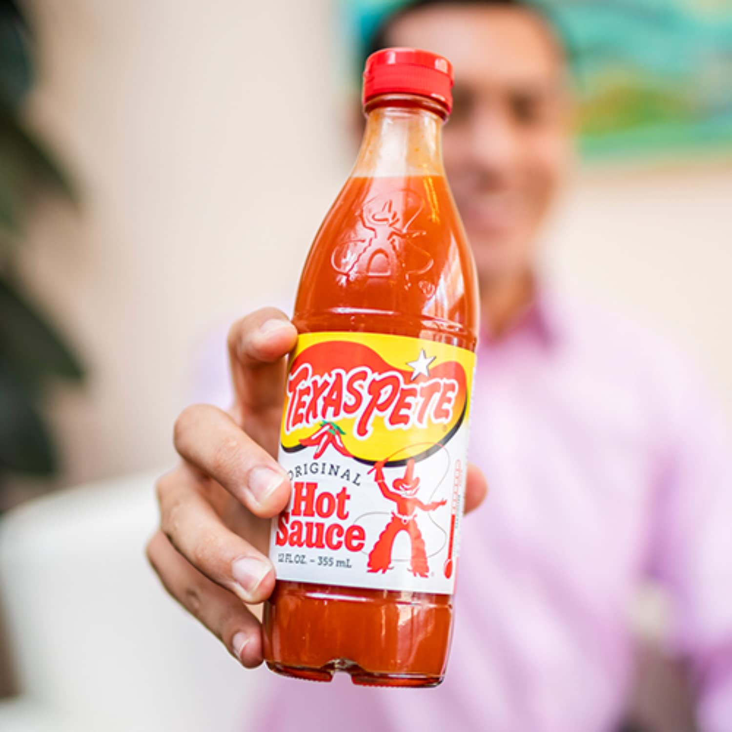 Texas Pete Original Hot Sauce 6 oz. (Pack of 2) - Spicy Flavor for Wings, Tacos, Burgers & BBQ - Hot Chili Pepper Sauce for Cooking & Grilling