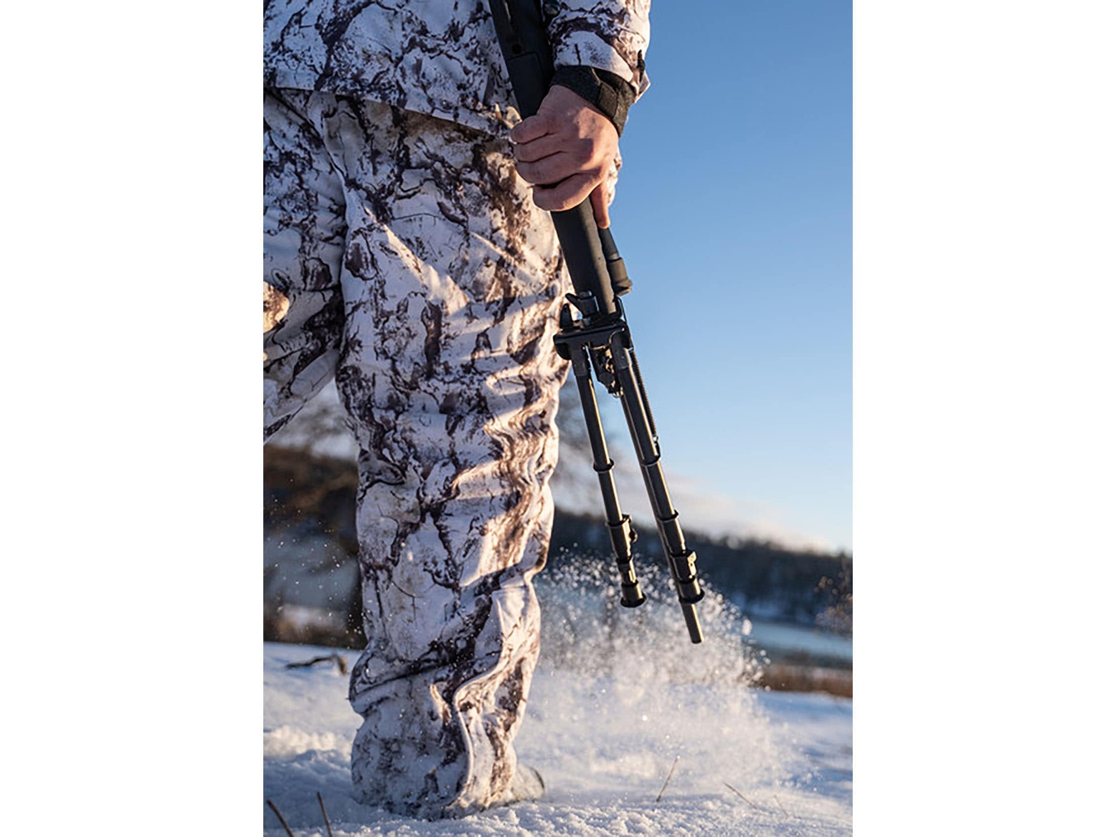 Natural Gear Snow Camo Insulated Hunting Pants for Men - Waterproof Winter Camouflage Trousers for Cold Weather Hunting & Outdoor Activities