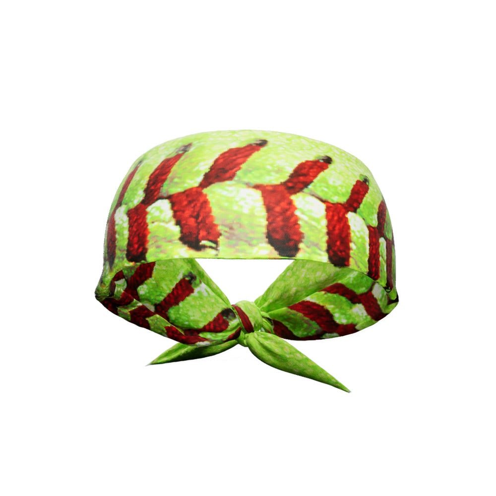 Softball Headband for Women & Girls - Non-Slip Sports Head Wrap for Softball, Running, Workouts & Training - Moisture Wicking & Comfortable Tie Headband for Athletes & Active Lifestyles