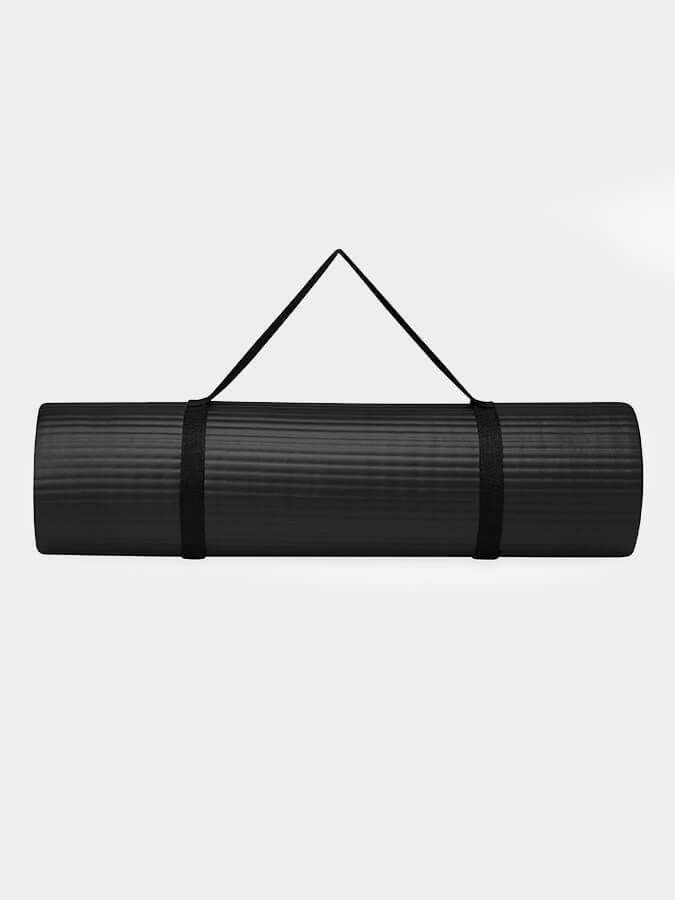 Premium Gaiam Essential Fitness Yoga Mat - 10mm Thick, Non-Slip, Eco-Friendly for Home & Studio Workouts - Perfect for Yoga, Pilates, and Meditation Exercises
