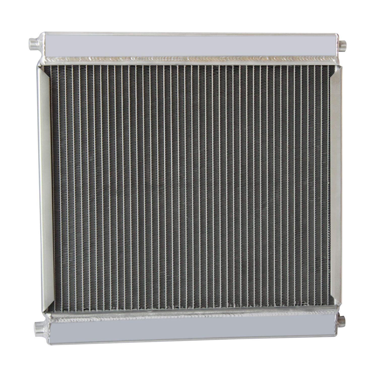 High-Performance Aluminum Radiator for Double Pass Dragster & Roadster - 3 Row Core Cooling with Electric Fan Shroud & Thermostat Kit - Perfect for Racing, Hot Rods & Performance Upgrades