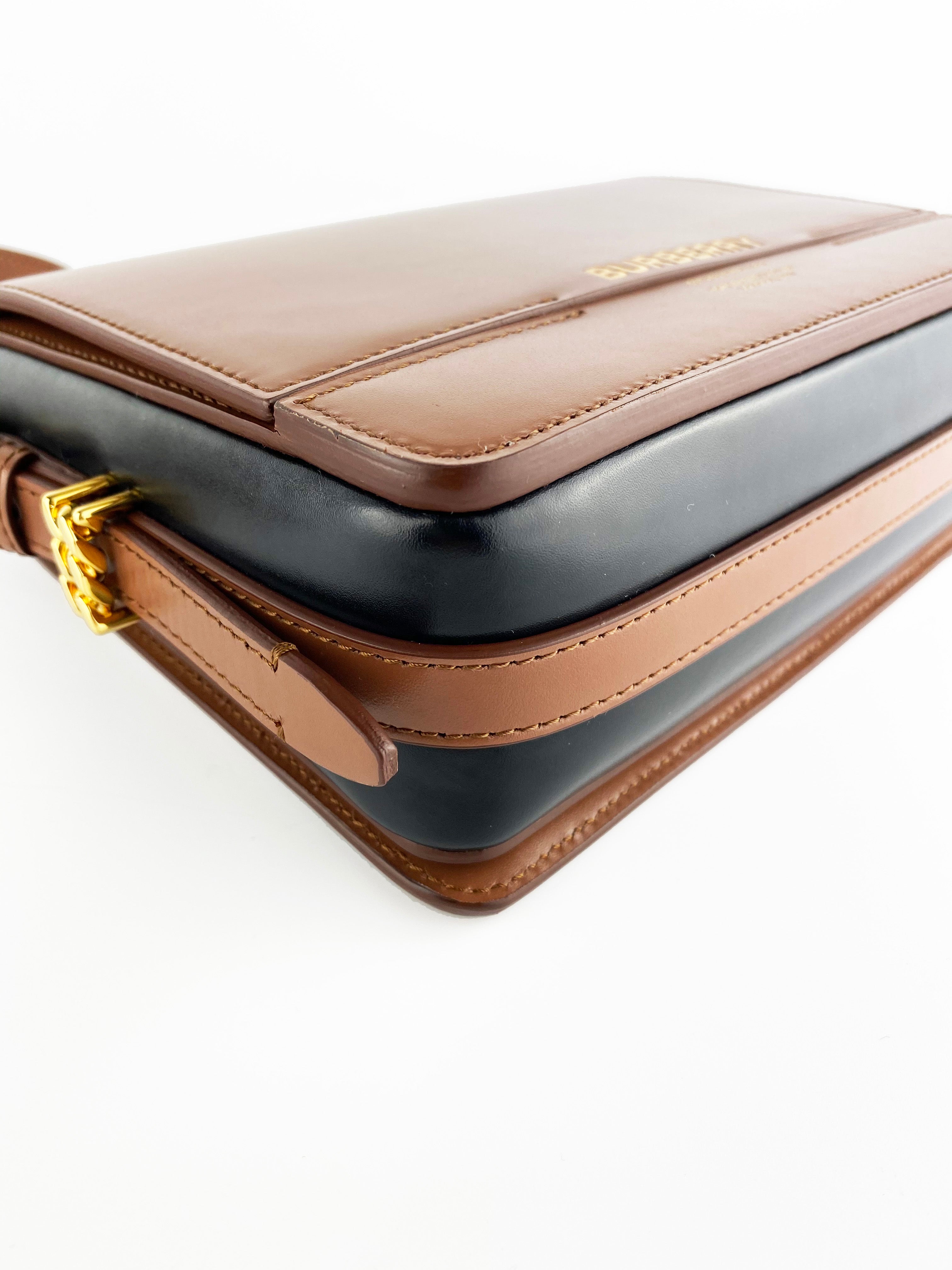 Burberry Small Grace Crossbody Bag in Brown Leather | Luxury Handbag for Women | Perfect for Work, Travel & Everyday Use