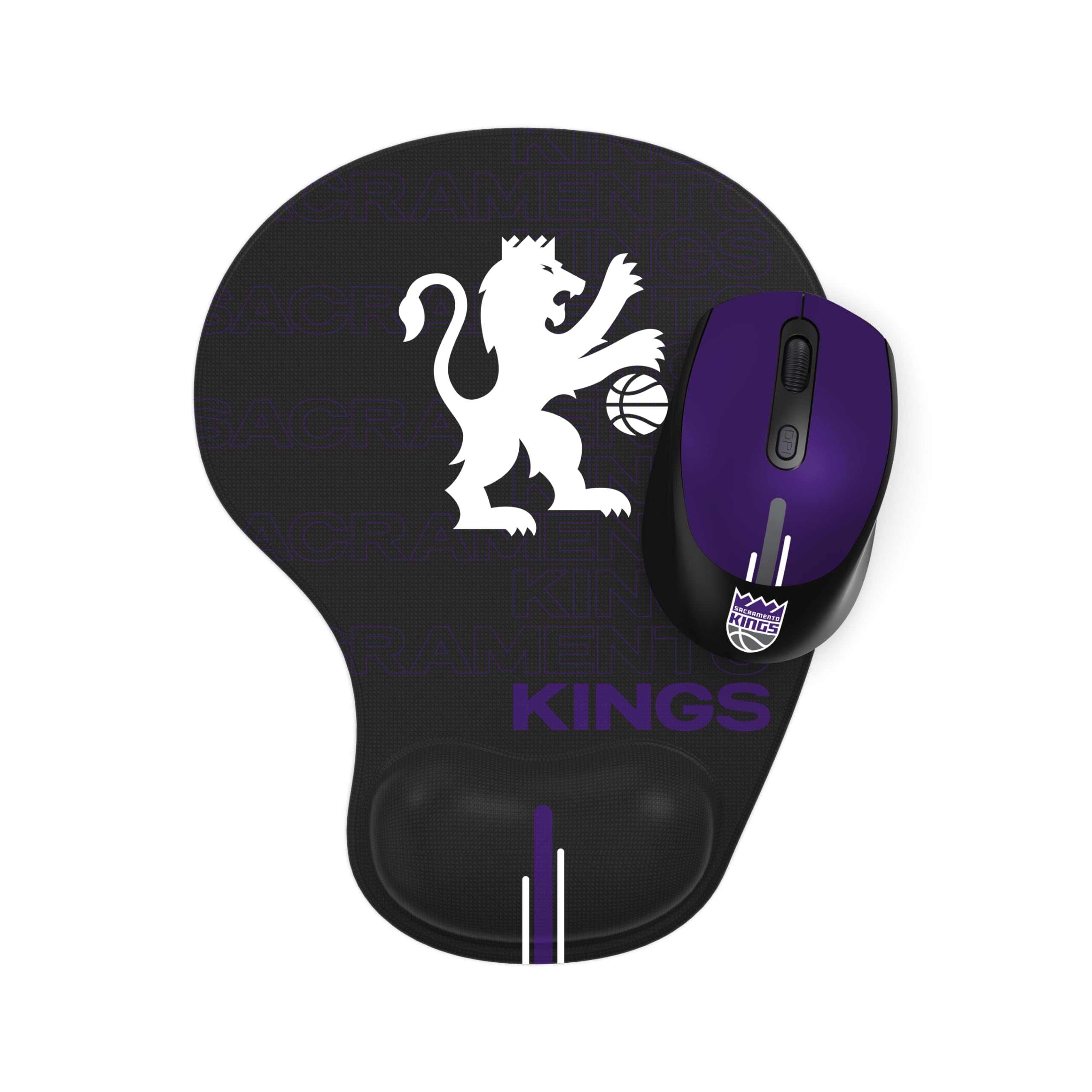 SOAR NBA Wireless Gaming Mouse with RGB Lighting & Large Mouse Pad - Perfect for PC, Laptop, Mac Gaming & Office Work