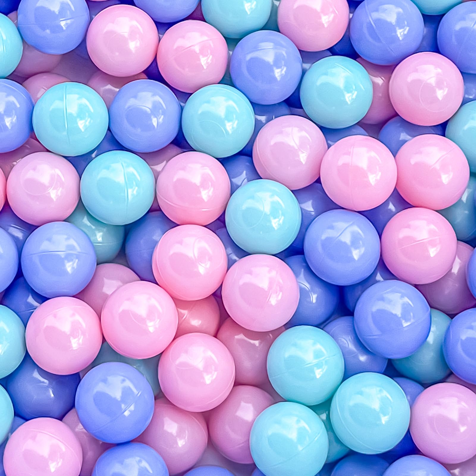 100 Non-Toxic Ball Pit Balls for Toddlers & Kids - Phthalate & BPA Free, Crush Proof 2.16