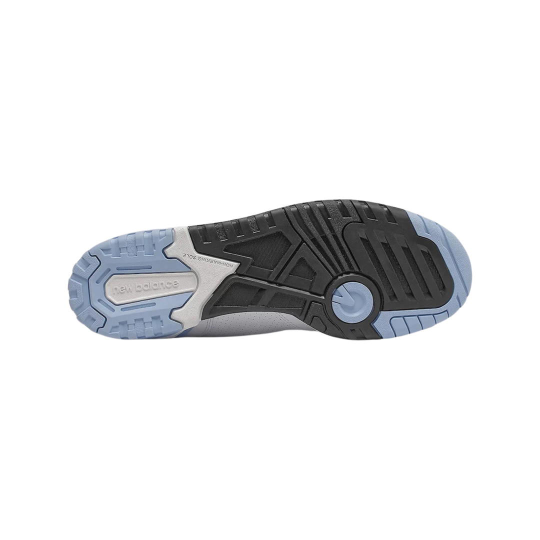 New Balance 550 Sneakers in UNC White & University Blue | Men's & Women's Basketball Shoes for Casual Wear & Street Style