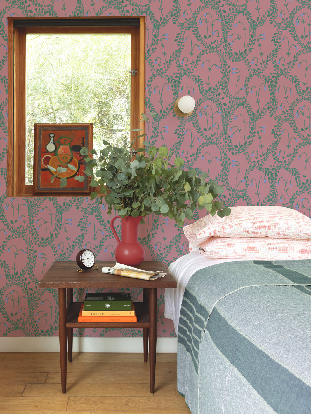 Linnea Wallpaper by Sarah Jessica Parker | Mulberry Floral Design | Perfect for Living Room, Bedroom & Home Decor