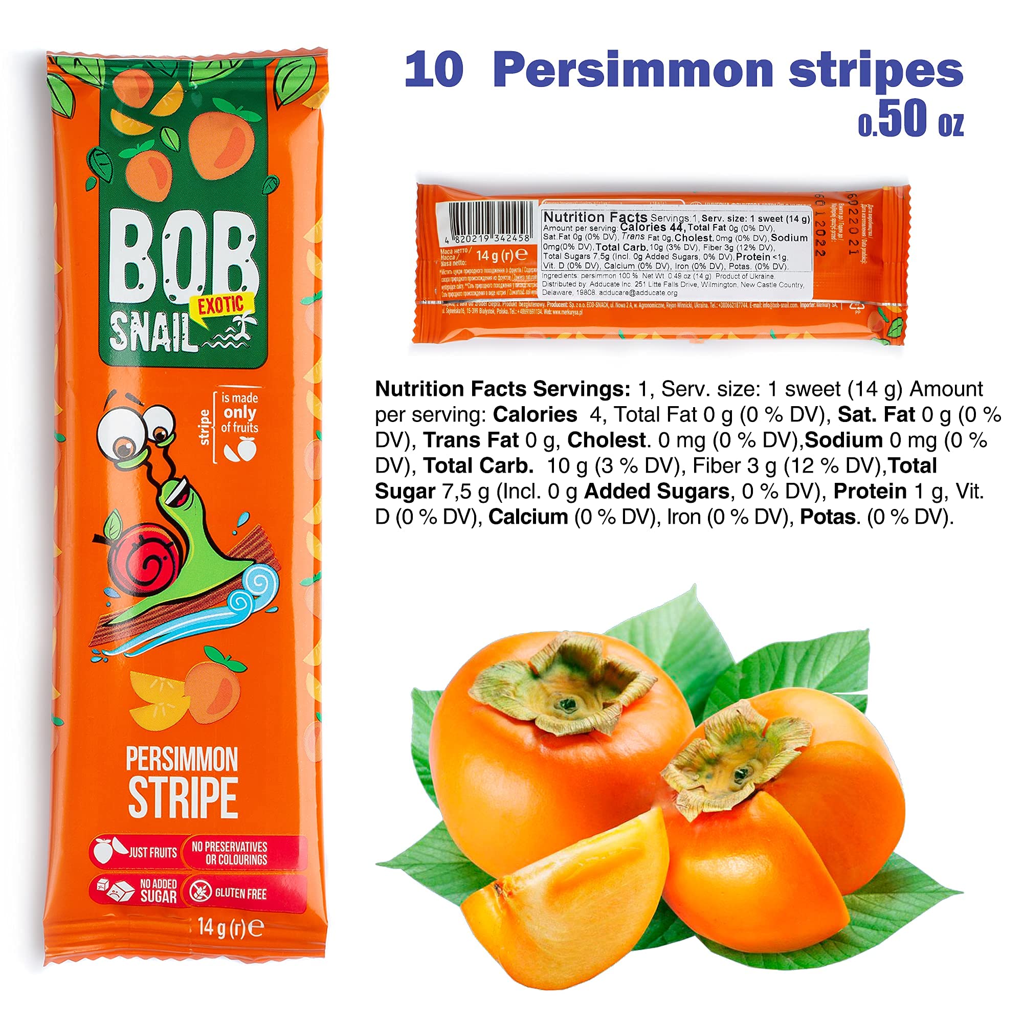BOB SNAIL Healthy Fruit Snacks - Vegan, Gluten-Free, No Sugar Added - Delicious Dried Fruit Treats for Adults & Kids - Perfect for Lunch Boxes, Road Trips & Office Snacking