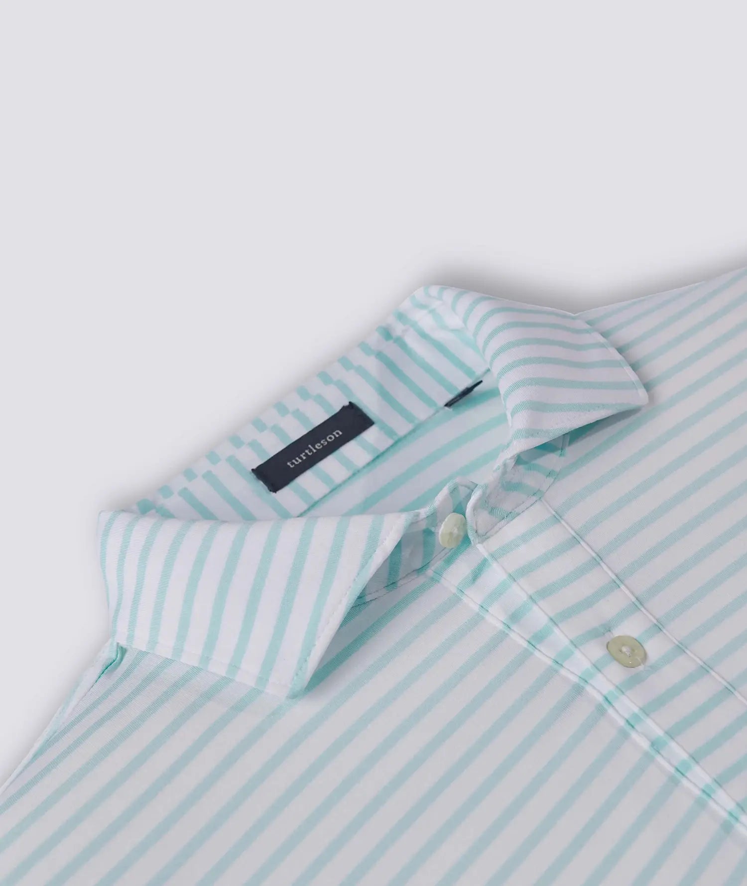 GUS Stripe Performance Polo Shirt for Men - Moisture Wicking, Breathable & Comfortable - Perfect for Golf, Tennis & Casual Wear