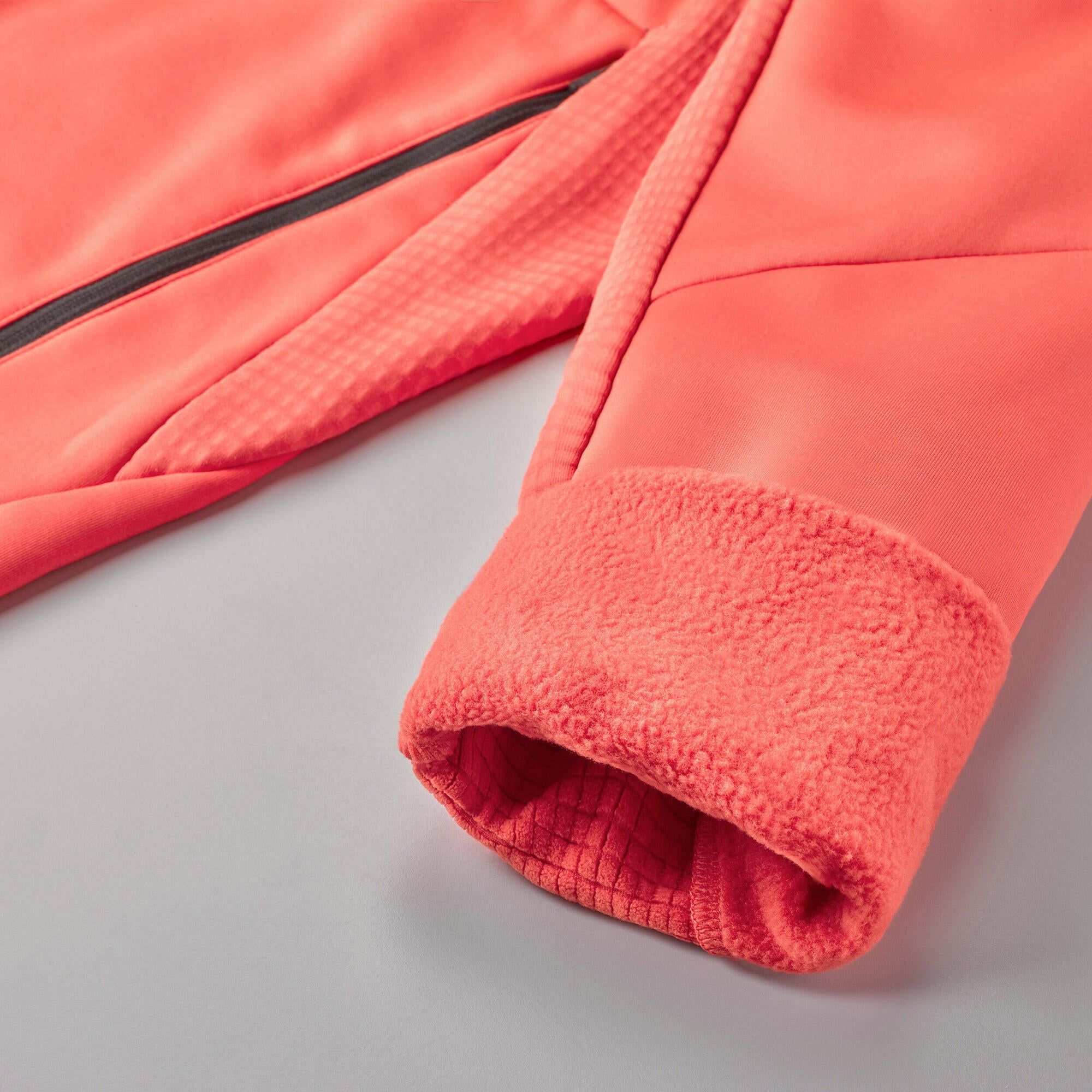 Quechua Women's MH520 Hooded Fleece Jacket - Lightweight Warm Hiking Pullover for Outdoor Adventures & Travel