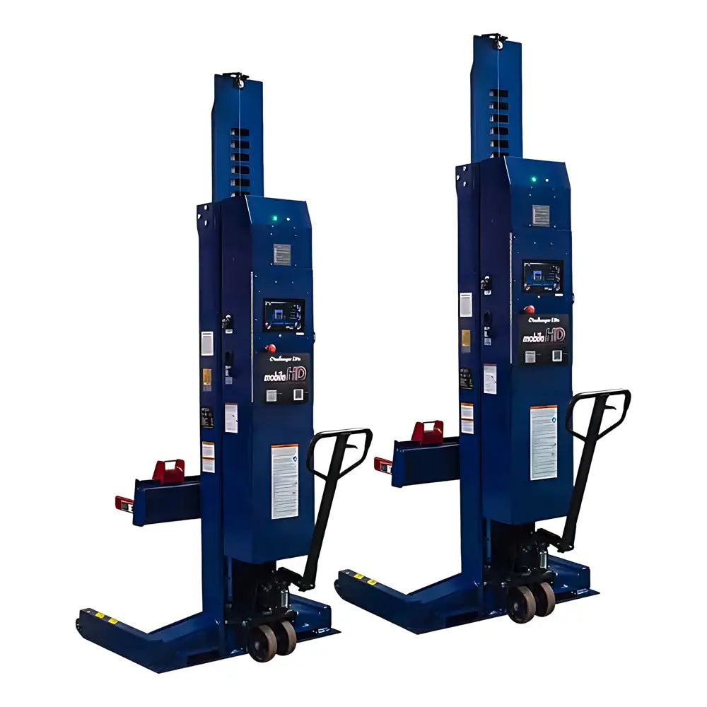 Challenger ALI Mobile Column Truck Lift CLHM 140 - Heavy Duty Vehicle Lift for Auto Repair Shops & Garages - Perfect for Car Maintenance, Tire Changes & Brake Services