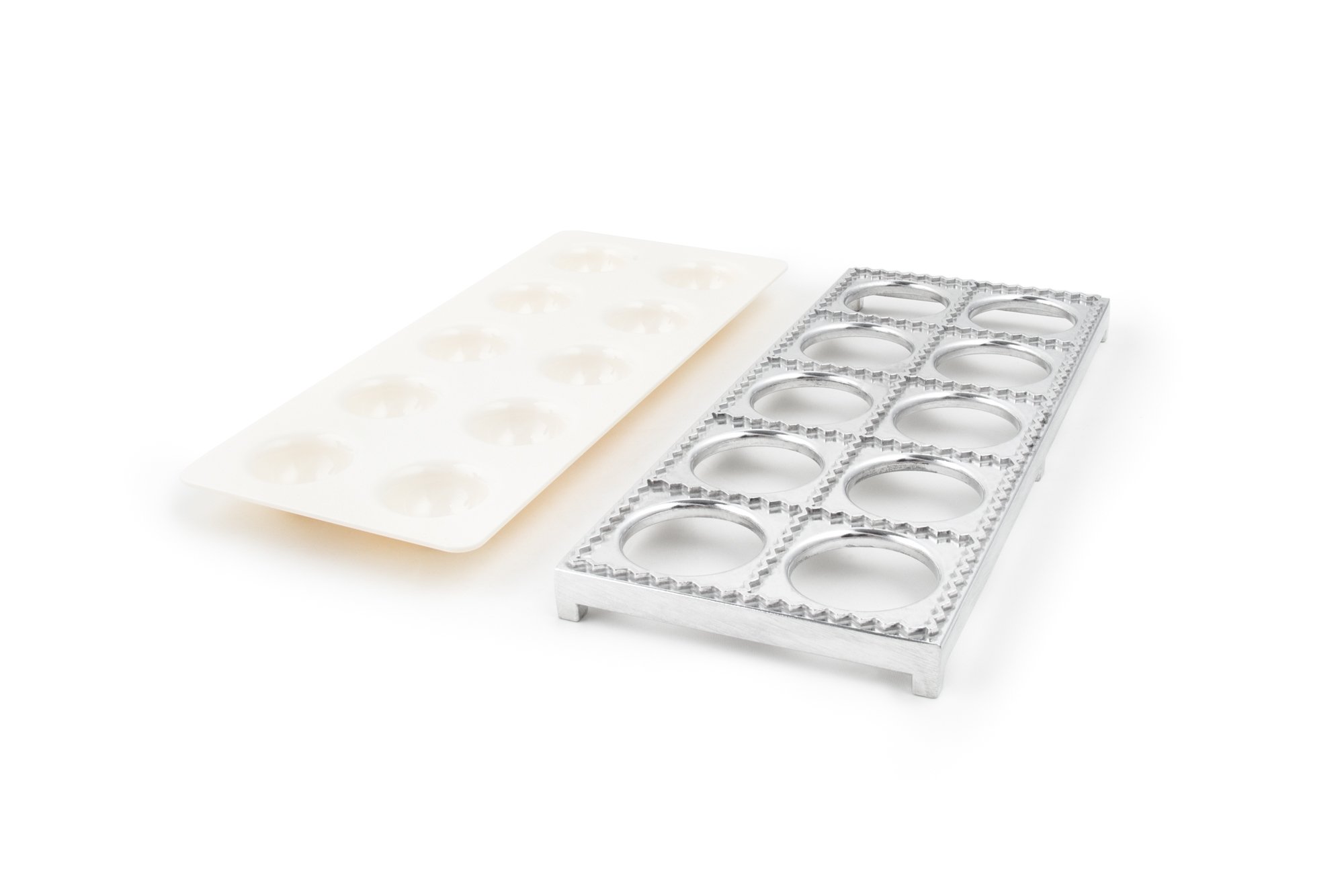 Fox Run Large Aluminum Ravioli Maker - Makes 10 Jumbo 2