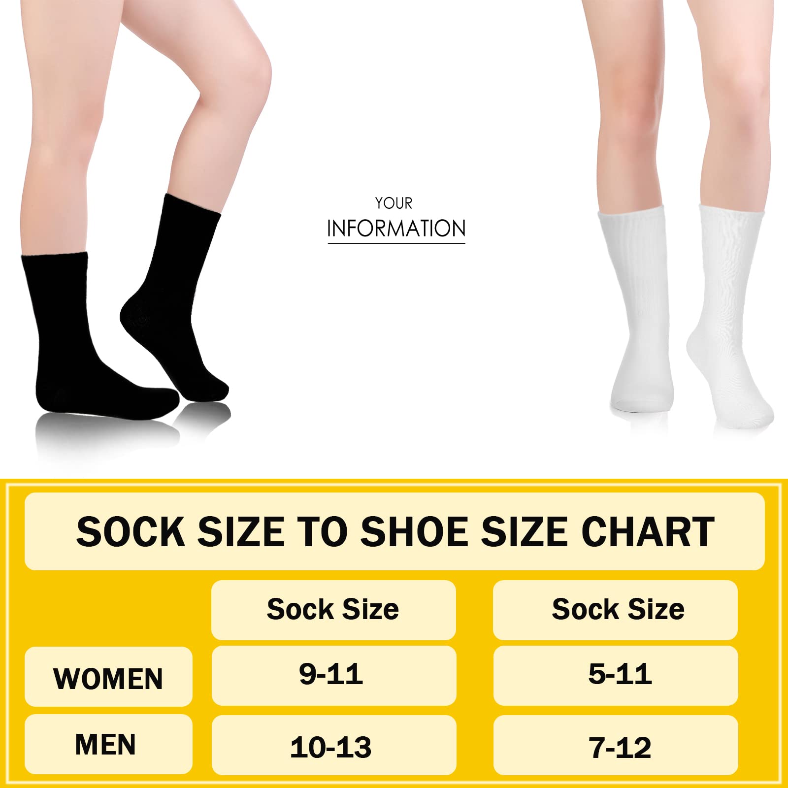 Haysandy 200 Pairs Bulk Unisex Socks - Crew Solid Color Athletic Casual Socks for Women, Men, Adults & Kids - Perfect for Sports, Daily Wear & Donations to Homeless Shelters