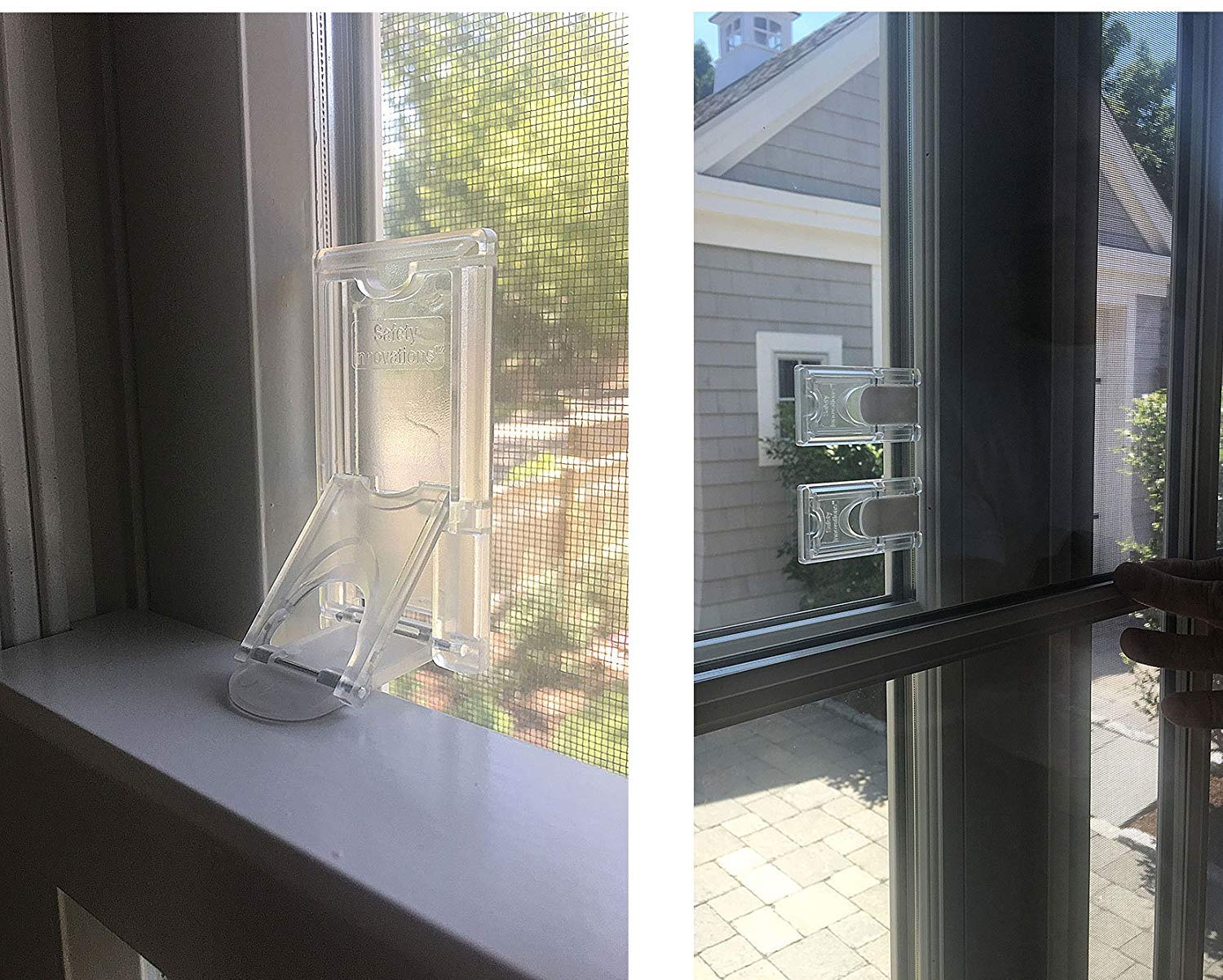 Childproof Your Home with 8-Pack Window and Door Safety Locks - Secure Windows and Sliding Doors for Baby Safety in Nurseries and Living Rooms