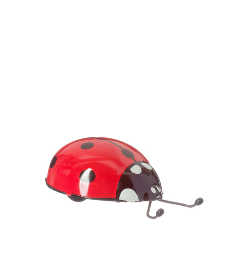 Wind Up Tin Ladybird Toy - Vintage Mechanical Insect Toy for Kids & Collectors - Perfect for Playtime, Gifts & Home Decor