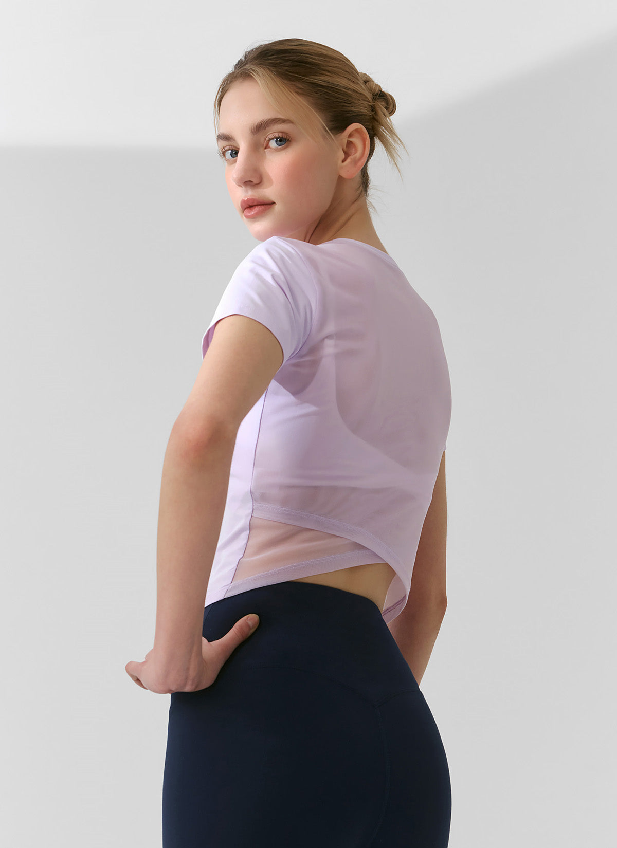 Breathable Power Mesh Short Sleeve T-Shirt for Women - Comfortable Workout & Yoga Top - Moisture Wicking Activewear for Running, Gym & Fitness
