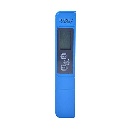 3 in 1 Digital TDS EC TEMP Water Quality Tester - Accurate Conductivity Meter for Drinking Water, Aquariums, Hydroponics & Pool Testing | Portable Water Test Pen for Home, Lab & Outdoor Use