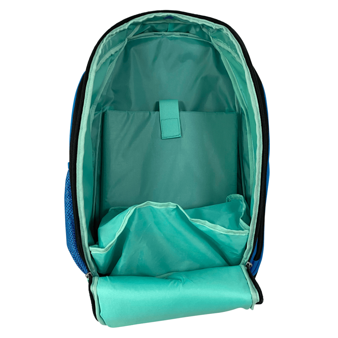 Joola Vision II Backpack - Premium Table Tennis Gear for Players & Coaches | Durable Blue Sports Bag for Paddles, Balls & Accessories | Perfect for Tournaments, Training & Travel